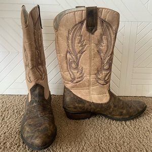 Womens Coconut cowboy boots